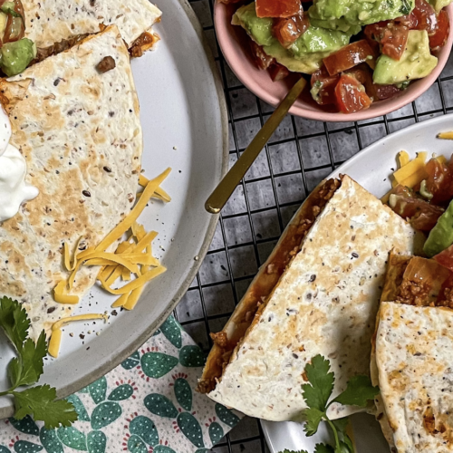 Easy-Peasy Cheesy Quesdadilla