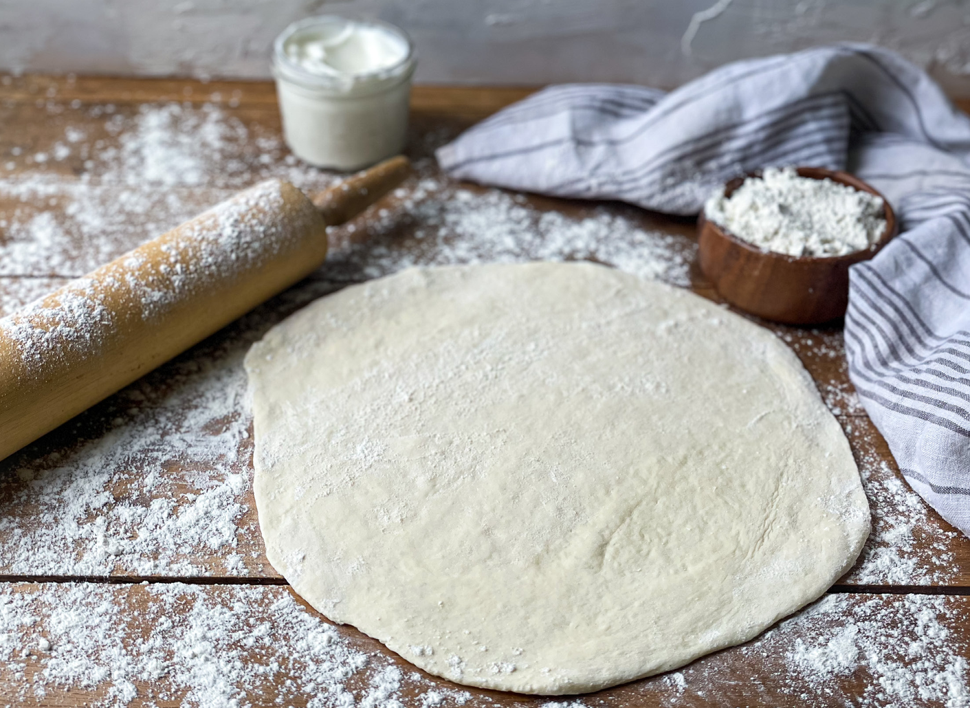 Two Ingredient Pizza Dough