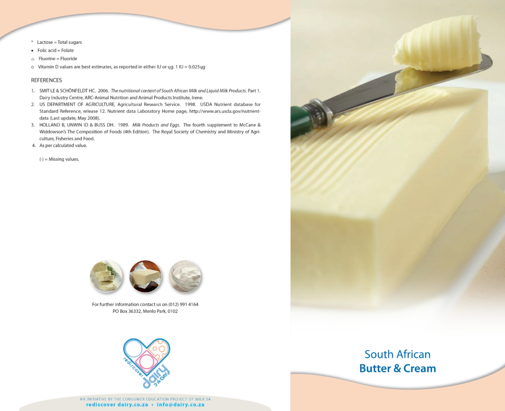 Butter and Cream Rediscover Dairy